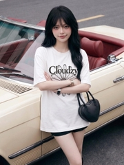 [NEW] Áo thun oversize CLOUDZY in hình hoa cúc 100% cotton 250gsm áo phông form rộng nam nữ unisex local brand POSY