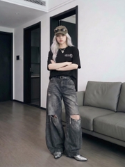 [NEW] Áo thun oversize CLOUDZY in chữ 100% cotton 250gsm áo phông form rộng nam nữ unisex local brand streetwear RESET