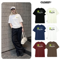 [NEW] Áo thun regular CLOUDZY in chữ vải cotton 100% 250gsm dày dặn form rộng nam nữ áo phông oversize local brand streetwear OUTDOOR