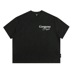 Áo thun boxy CLOUDZY in chữ vải 100% cotton dày dặn 250gsm nam nữ áo phông local brand streetwear GORGEOUS