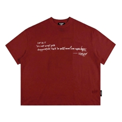 Áo thun boxy streetwear in chữ 100% cotton 250gsm áo phông form rộng nam nữ unisex local brand CLOUDZY JUST