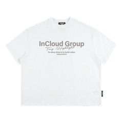 [NEW] Áo thun boxy CLOUDZY in InCloud Group vải cotton dày dặn form rộng nam nữ áo phông local brand streetwear GROUP