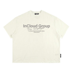 [NEW] Áo thun boxy CLOUDZY in InCloud Group vải cotton dày dặn form rộng nam nữ áo phông local brand streetwear GROUP