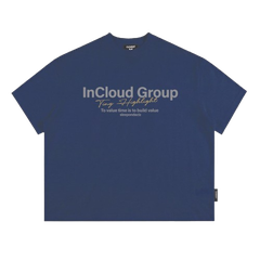 [NEW] Áo thun boxy CLOUDZY in InCloud Group vải cotton dày dặn form rộng nam nữ áo phông local brand streetwear GROUP