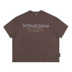 [NEW] Áo thun boxy CLOUDZY in InCloud Group vải cotton dày dặn form rộng nam nữ áo phông local brand streetwear GROUP