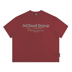 [NEW] Áo thun boxy CLOUDZY in InCloud Group vải cotton dày dặn form rộng nam nữ áo phông local brand streetwear GROUP