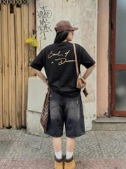 [NEW] Áo thun boxy CLOUDZY in chữ vải cotton 100% 250gsm form rộng nam nữ áo phông local brand streetwear basic OF