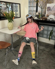 [NEW] Áo thun boxy CLOUDZY in logo màu 100% cotton 250gsm áo phông form rộng nam nữ unisex streetwear local brand SUMMER