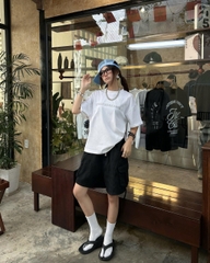 [NEW] Áo thun boxy CLOUDZY in chữ vải cotton 100% 250gsm dày dặn form rộng nam nữ áo phông local brand streetwear CHASE