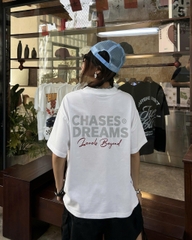 [NEW] Áo thun boxy CLOUDZY in chữ vải cotton 100% 250gsm dày dặn form rộng nam nữ áo phông local brand streetwear CHASE