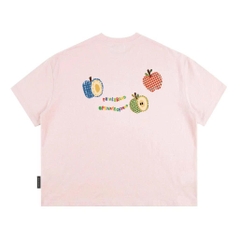 Áo Thun Boxy CloudzyPrive APPLE TEE Premium Cotton 250gsm Local Brand Unisex In Hoạ Tiết