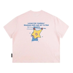 Áo Thun Form Boxy CloudzyPrive BRINGING Premium Cotton 250gsm Unisex Local Brand