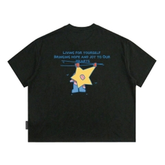 Áo Thun Form Boxy CloudzyPrive BRINGING Premium Cotton 250gsm Unisex Local Brand
