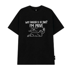 Áo Thun Oversize In Hoạ Tiết CloudzyPrive Premium cotton 260gsm, Oversize tee Unisex Nam Nữ