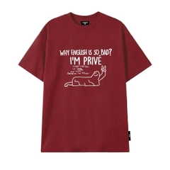 Áo Thun Oversize In Hoạ Tiết CloudzyPrive Premium cotton 260gsm, Oversize tee Unisex Nam Nữ