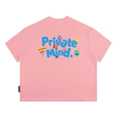 Áo Thun Boxy CloudzyPrivé MIND Chất Cotton 250gsm Áo Phông Boxytee Form Rộng In Chữ "Private Mind"