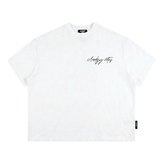 Áo thun boxy CLOUDZY in chữ ký cotton 250gsm dày dặn áo phông nam nữ form rộng hồng nâu đỏ unisex streetwear RITE