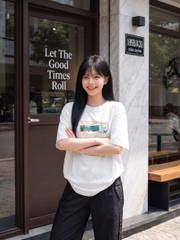 [NEW] Áo thun oversize CLOUDZY in chữ vải cotton 100% 250gsm form rộng nam nữ áo phông local brand streetwear DISCOVER