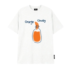 [NEW] Áo thun oversize CLOUDZY in hình cute Cloudzy 100% cotton dày dặn áo phông form rộng nam nữ unisex ORANGE