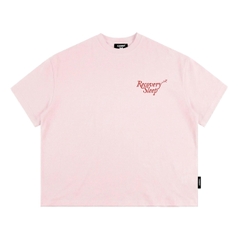 Áo thun boxy CLOUDZY streetwear 100% cotton 250gsm dày dặn áo phông nam nữ form rộng hồng nâu đỏ RECOVER