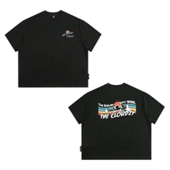 [NEW] Áo thun boxy CLOUDZY in chữ vải cotton 100% 250gsm dày dặn form rộng nam nữ áo phông local brand streetwear WINE