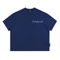 Áo thun boxy CLOUDZY in chữ cá tính vải 100% cotton 250gsm form rộng nam nữ áo phông local brand streetwear ROAD