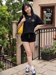 [NEW] Áo thun oversize CLOUDZY in chữ vải cotton 100% 250gsm form rộng nam nữ áo phông local brand streetwear basic DEPT