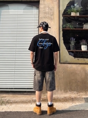 [NEW] Áo thun regular CLOUDZY in chữ vải cotton 100% 250gsm form rộng nam nữ áo phông oversize local brand streetwear basic REFINE