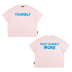 [NEW] Áo thun boxy local brand CLOUDZY streetwear in chữ 100% cotton 250gsm áo phông form rộng nam nữ unisex YOURSELF