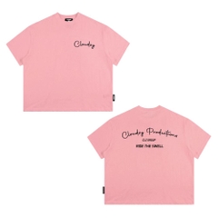 [NEW] Áo thun boxy CLOUDZY in chữ cá tính 100% cotton 250gsm nam nữ áo phông local brand streetwear đi học RIDE