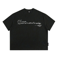Áo thun boxy streetwear in chữ 100% cotton 250gsm áo phông form rộng nam nữ unisex local brand CLOUDZY JUST