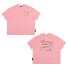 [NEW] Áo thun boxy CLOUDZY in hình máy tính retro 100% cotton 250gsm dày dặn áo phông form rộng nam nữ unisex END