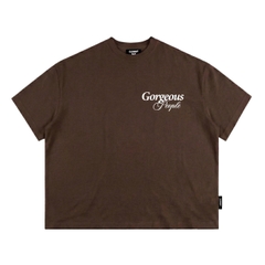 Áo thun boxy CLOUDZY in chữ vải 100% cotton dày dặn 250gsm nam nữ áo phông local brand streetwear GORGEOUS