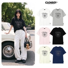 [NEW] Áo thun oversize CLOUDZY in hình hoa cúc 100% cotton 250gsm áo phông form rộng nam nữ unisex local brand POSY