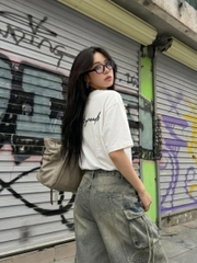 Áo thun boxy CLOUDZY in chữ cá tính vải 100% cotton 250gsm form rộng nam nữ áo phông local brand streetwear ROAD