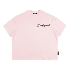 Áo thun boxy CLOUDZY in chữ cá tính vải 100% cotton 250gsm form rộng nam nữ áo phông local brand streetwear ROAD