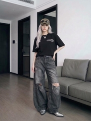 [NEW] Áo thun oversize CLOUDZY in chữ 100% cotton 250gsm áo phông form rộng nam nữ unisex local brand streetwear RESET