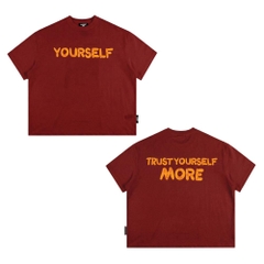 [NEW] Áo thun boxy local brand CLOUDZY streetwear in chữ 100% cotton 250gsm áo phông form rộng nam nữ unisex YOURSELF