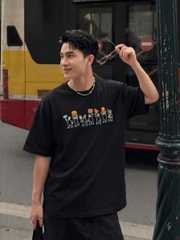 [NEW] Áo thun boxy local brand CLOUDZY in hoạt hình 100% cotton 250gsm áo phông form rộng nam nữ streetwear PEOPLE
