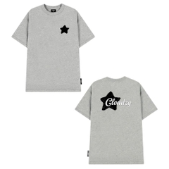 [NEW] Áo thun oversize CLOUDZY in chữ vải cotton 100% 250gsm form rộng nam nữ áo phông regular local brand streetwear basic NOVA