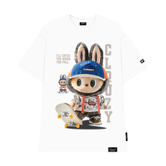 Áo phông nữ nam unisex tay lỡ thun labubu local brand CLOUDZY phong cách trẻ trung oversize SKATE