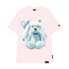 Áo thun nữ nam unisex tay lỡ phông local brand form rộng teen cổ tròn oversize BLUE BUNNY CLOUDZY