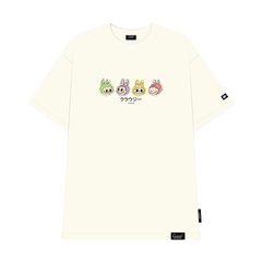 Áo thun nữ labubu unisex phông nam tay localbrand CLOUDZY basic cotton cao cấp form rộng ARIGATOU