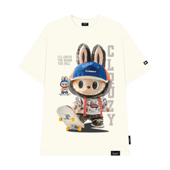Áo phông nữ nam unisex tay lỡ thun labubu local brand CLOUDZY phong cách trẻ trung oversize SKATE