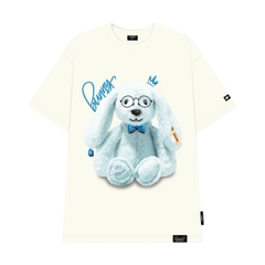 Áo thun nữ nam unisex tay lỡ phông local brand form rộng teen cổ tròn oversize BLUE BUNNY CLOUDZY