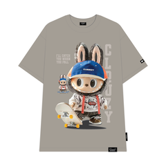 Áo phông nữ nam unisex tay lỡ thun labubu local brand CLOUDZY phong cách trẻ trung oversize SKATE