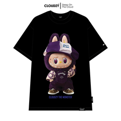 Áo thun nữ nam labubu unisex local brand CLOUDZY tay lỡ phông basic form rộng trend teen AT MONSTER