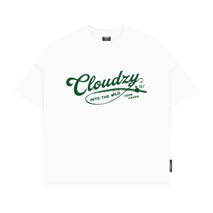 Áo phông boxy CLOUDZY in chữ cotton 100% 250gsm áo thun local brand nam nữ unisex form rộng basic streetwear INTO