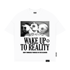 Áo thun boxy nam nữ local brand cloudzy basic unisex phông tay lỡ form boxy cổ tròn oversize REALITY