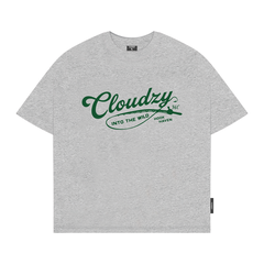 Áo phông boxy CLOUDZY in chữ cotton 100% 250gsm áo thun local brand nam nữ unisex form rộng basic streetwear INTO
